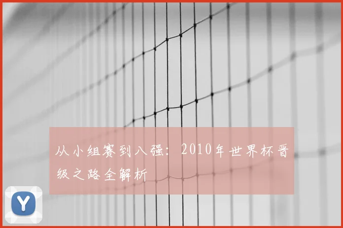 从小组赛到八强：2010年世界杯晋级之路全解析