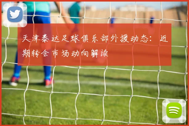 天津泰达足球俱乐部外援动态:近期转会市场动向解读